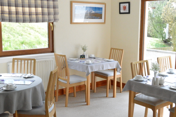 Enjoy your meals in our lovely dining room.